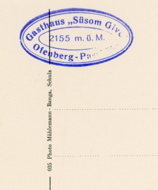 Cartes postales: Sta. Maria  GR      im Engadin – D'occasion à Brig par Valcards54 1