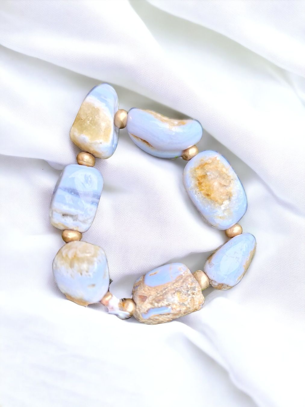 Bracelets: Statementarmband Chalzedon & Bronze – Neuf (Voir description) à Aarau par Schmuckhoehle_MD 6