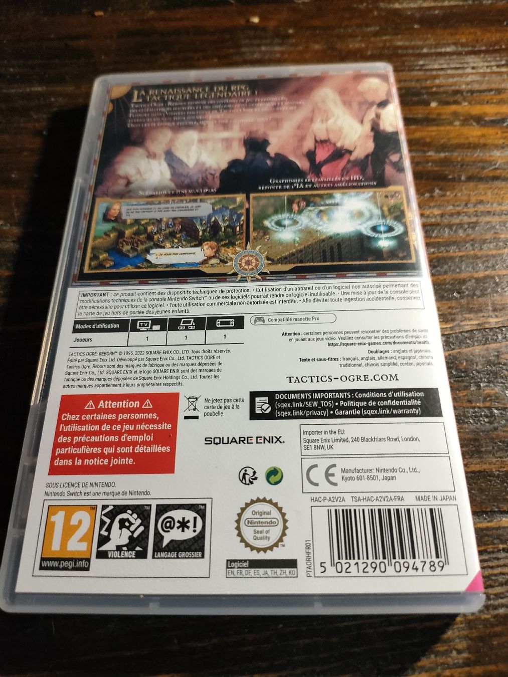 Nintendo Jeux: Tactics Ogre Reborn sur Switch – D'occasion à La Chaux-de-Fonds par nwa_w9zt 1