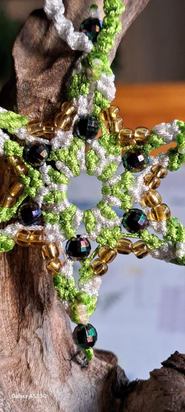 Alle Dekorationen: Makramee Weihnachtsstern – Neu (gemäss Beschreibung) aus Plagne von Reticulum01 7