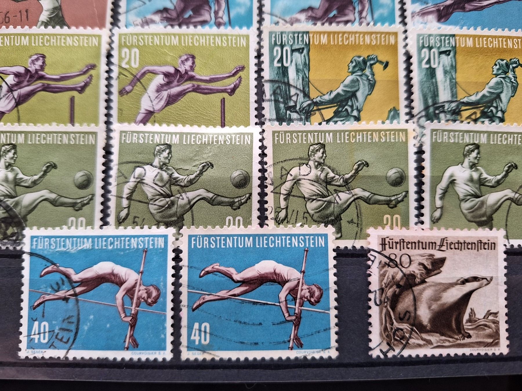 Tutti i francobolli: Sportmarken Liechtenstein – Usato da Balgach venduto da SIMEON27 3