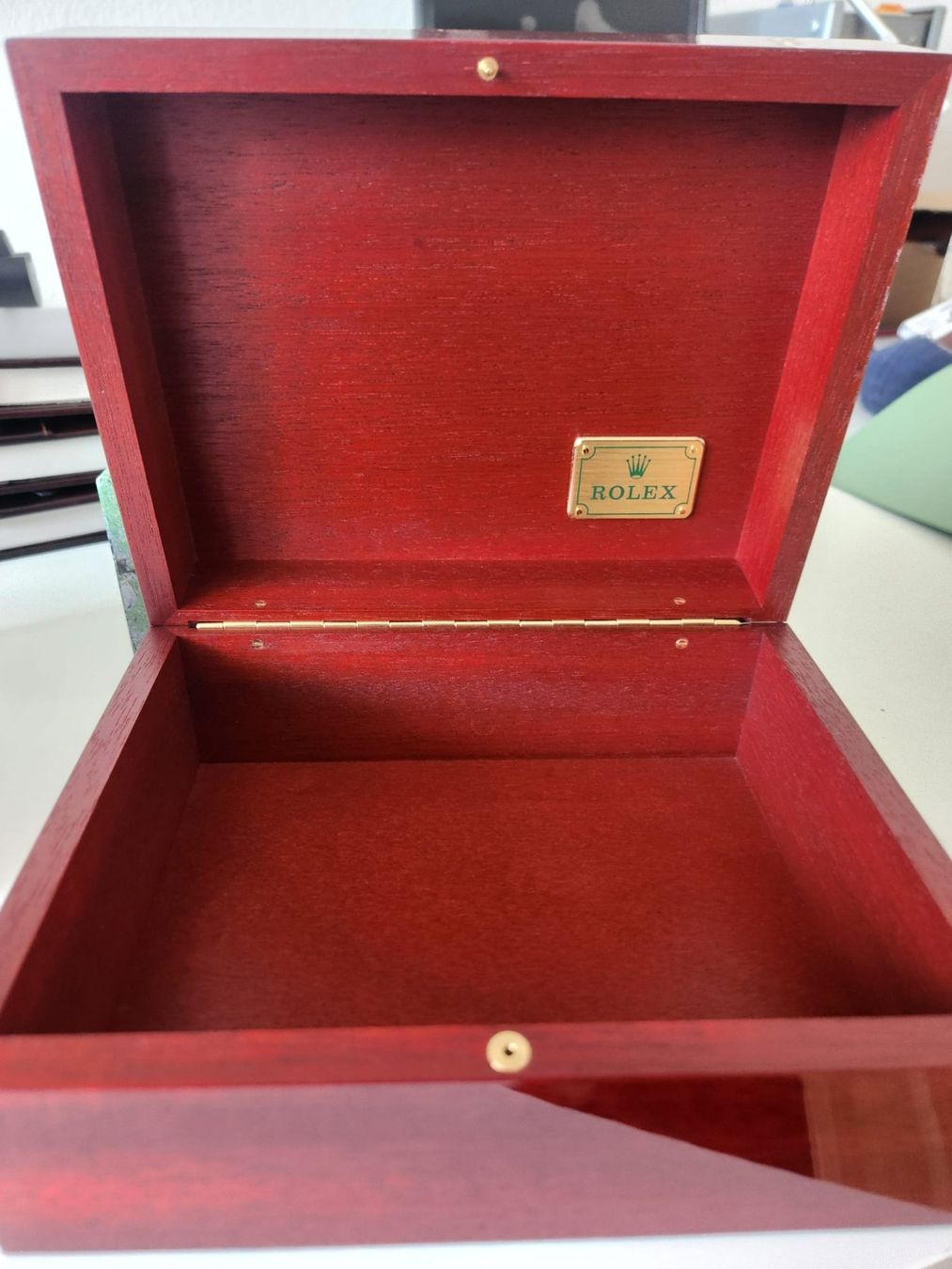 Scatole porta orologi: Rolex Original Uhrenbox für Ref 16628 – Nuovo e nell'imballaggio originale da Stäfa venduto da Brunati-Uhren