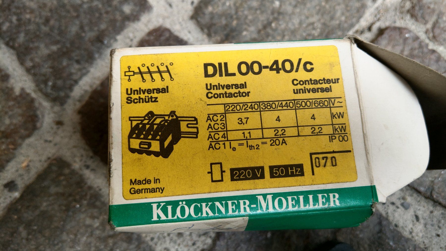 Componenti elettronici: Universal Schütz - Relais – Usato da Bern venduto da ksliqbe 6