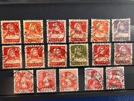 ab 1908: Kollektion Vollstempel JURA BERNOIS