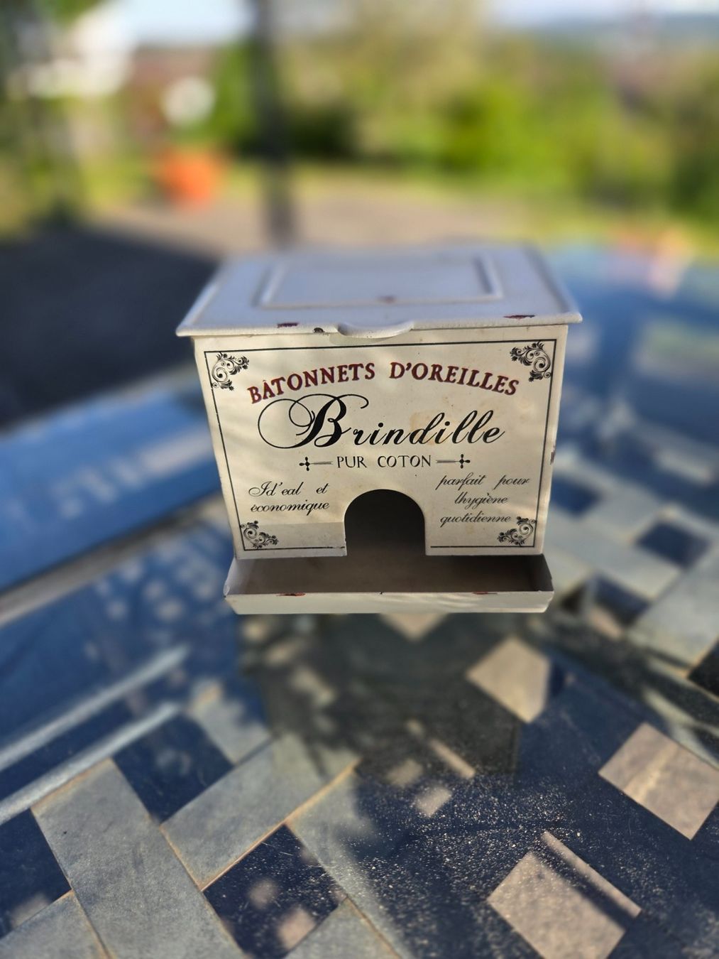 Behälter & Ähnliches: Behälter für Wattenstäbli, Shabby chic – Gebraucht aus Lostorf von Mugi_82