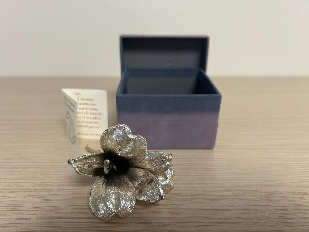 Orecchini Cerchio con Farlallina, Argento S925