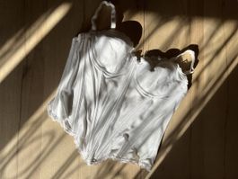 Weisses Korsett von Di Lorenzo, Grösse 80B