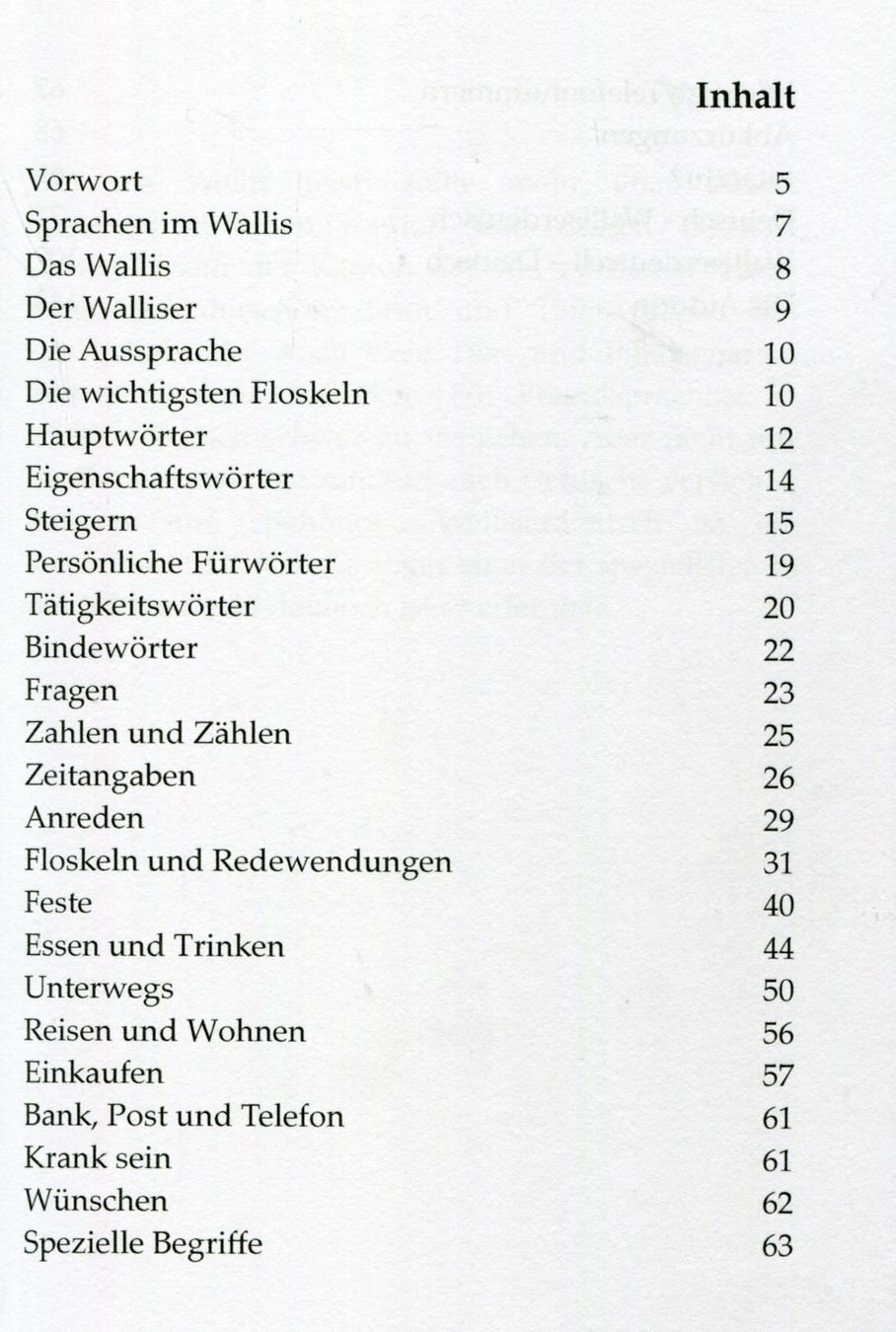 Libri: Wallis, Wallisertiitsch, Mundart. – Usato da Aarau venduto da Elmaar41 2