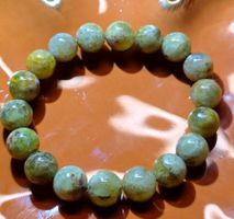 💚 Grünes Granat-Armband 💚 F