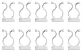Lot de 10 clips de fixation pour plantes grimpantes blancs
