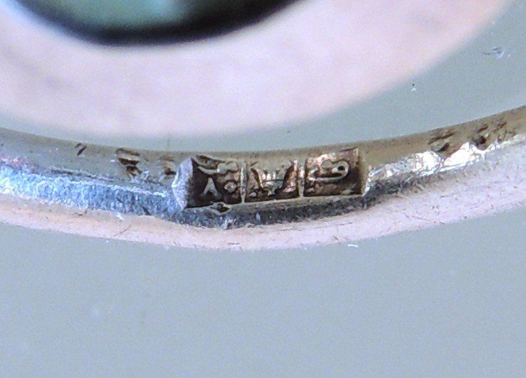Anelli: Silber 800 Skarabäus Fingerring Ägypten – Usato da Waldenburg venduto da schaller707 6