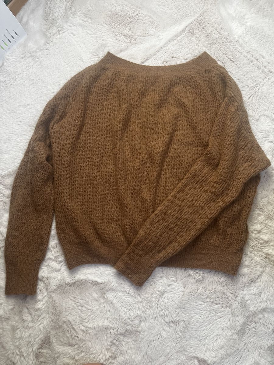 Maglioni & Felpe: Gemütlicher Herbst-Pullover in Camel-Braun, Grösse M – Usato da Gunten venduto da tubatubak