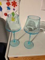2x Weingläser aus Kunststoff, neu, unbenutzt