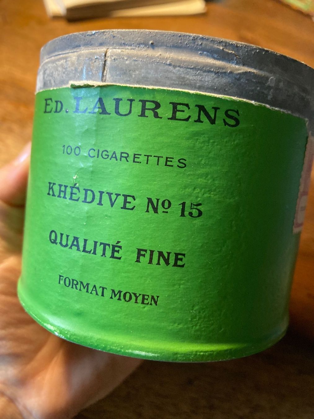 Barattoli: Blechdose Ed. Laurent Khédive N15 Cigarette Zigaretten Boite – Usato da St-Cierges venduto da LeRegain 4