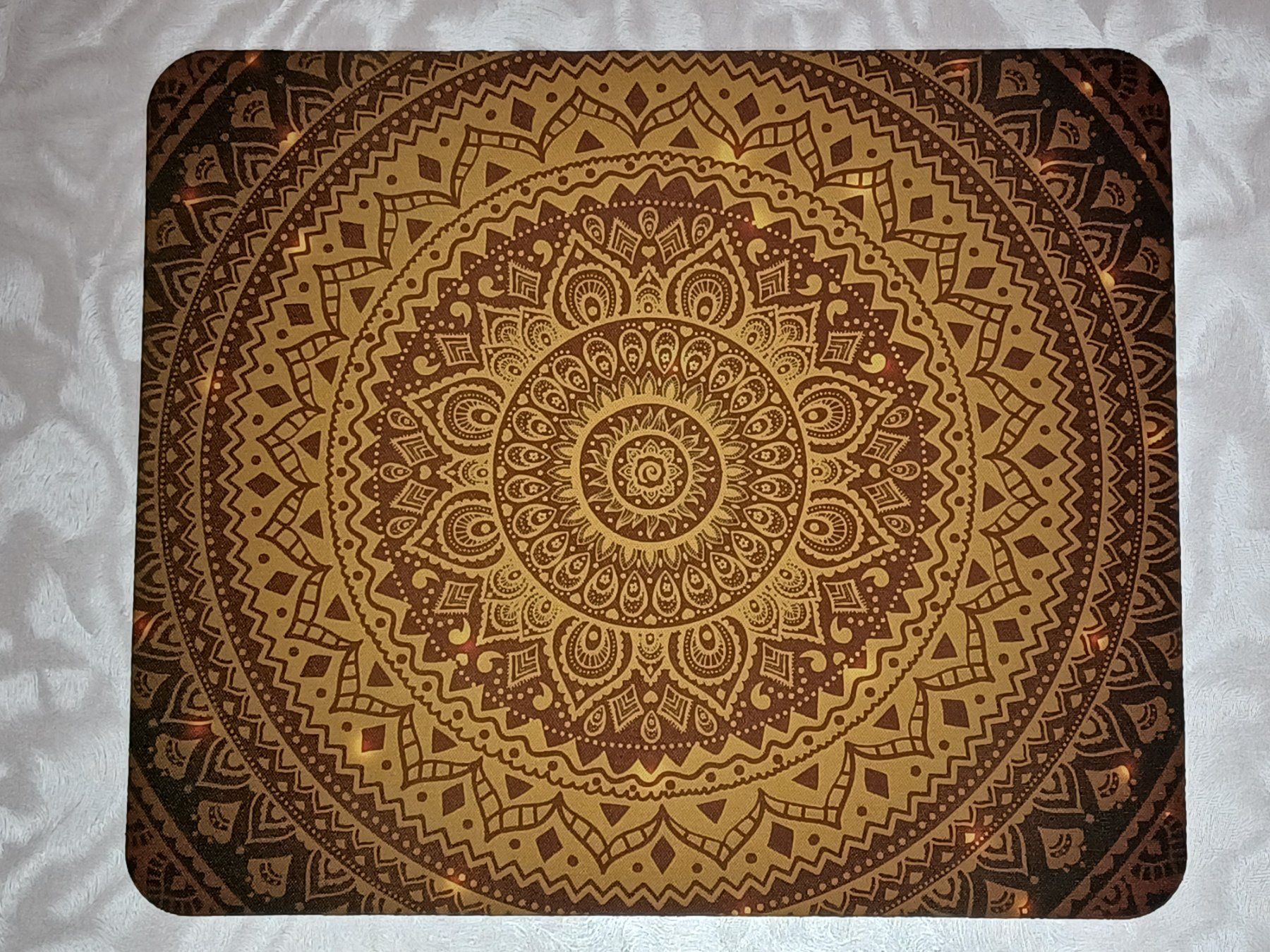 Tappetini per mouse: Mausmatte "Mandala Braun" / Mousepad NEU – Nuovo e nell'imballaggio originale da Turbenthal venduto da enjak