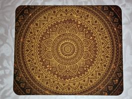 Mausmatte "Mandala Braun" / Mousepad NEU