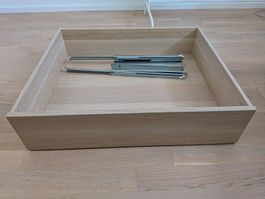 Ikea Pax/Komplement Schublade 75x58 cm Eicheneffekt weiss