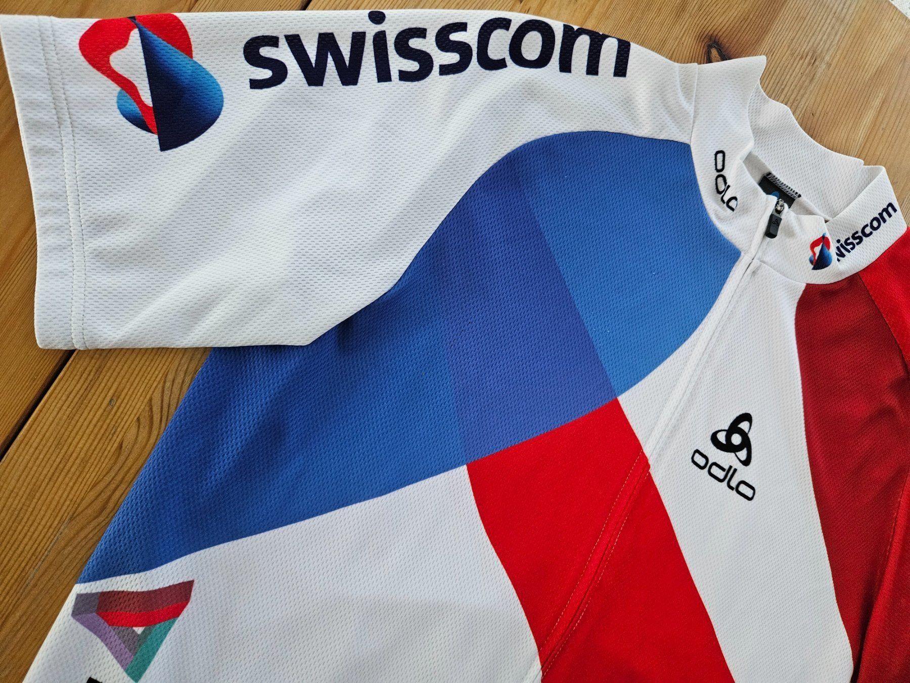 Odlo Canottiere & Pantaloni: Radtrikot - Odlo - Swiss Ski - M – Usato da Genève venduto da 4lex3i 3