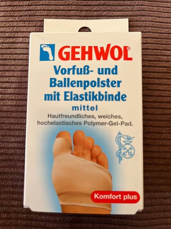 Pedicure: Vorfuss-und Ballenpolster mit Elastbinde – Nuovo e nell'imballaggio originale da Nottwil venduto da Frontal