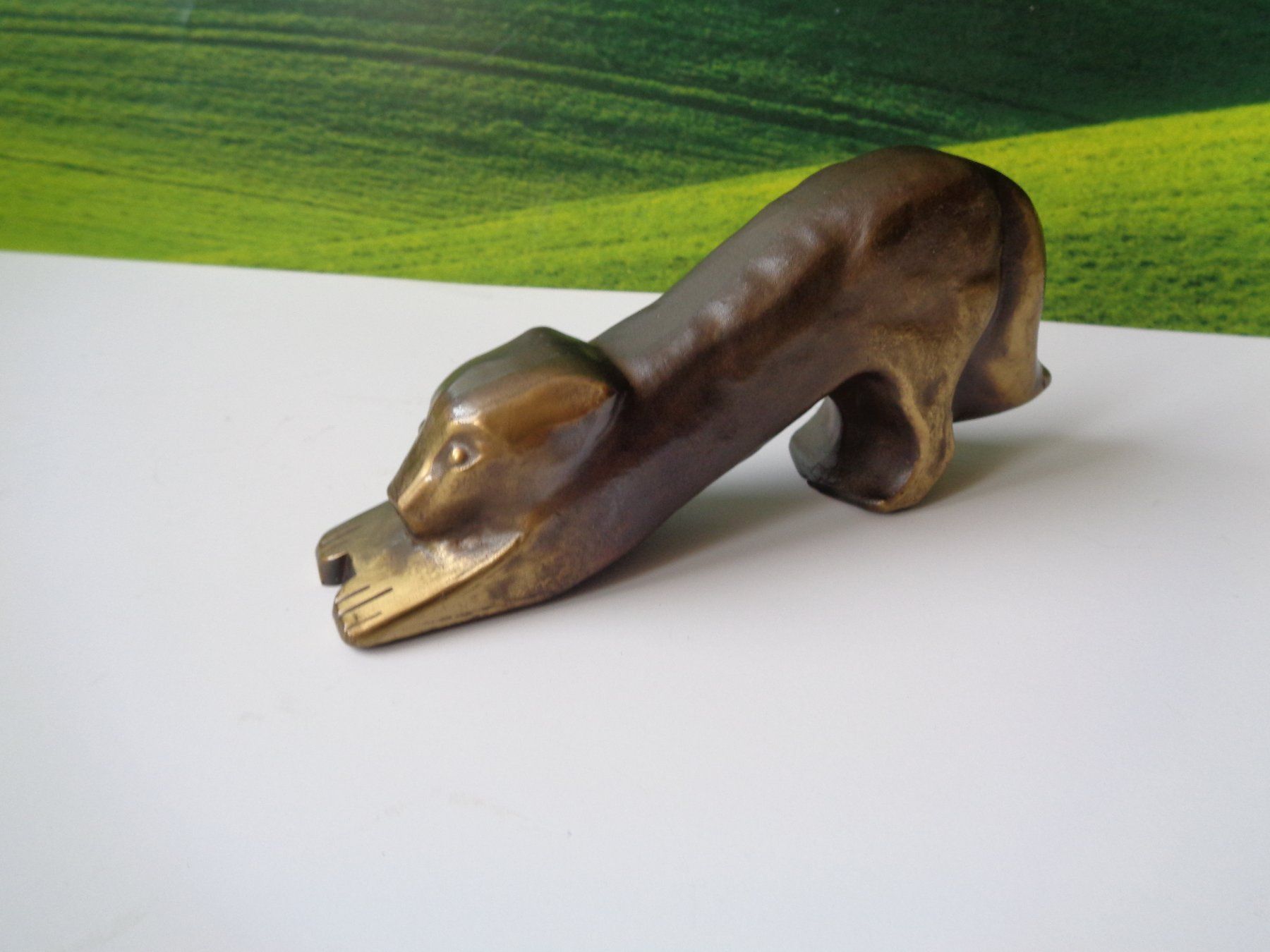 Bag Turgi Statuette: BAG TURGI BRONZE FIGUR KATZE – Usato da Henggart venduto da Pascha22 1