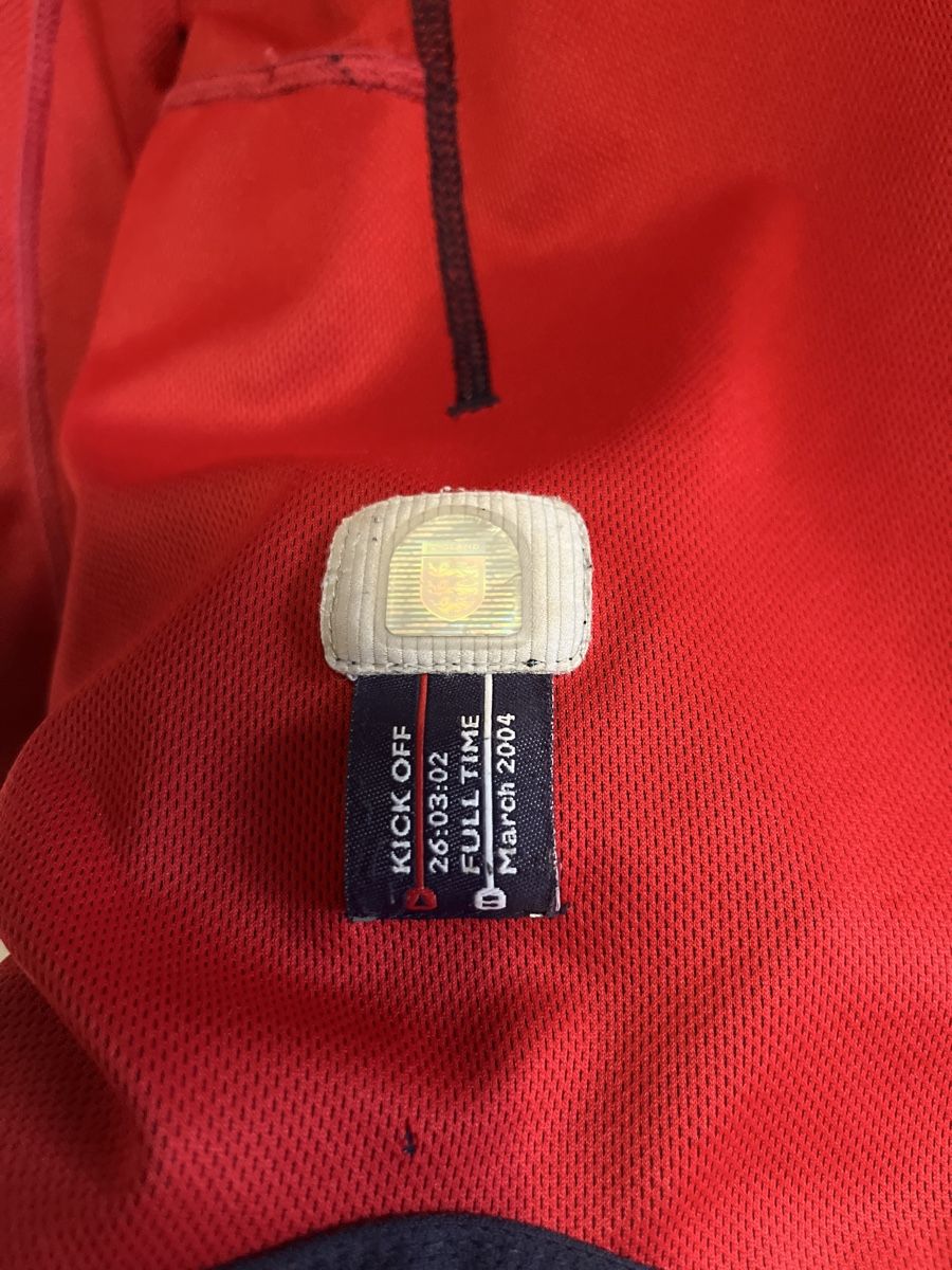 Umbro Canottiere & Pantaloni: England Trikot langarm 2seitig – Usato da Vogelsang AG venduto da mae_lbs5 1