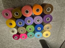 Nähgarn-Set, 20 Rollen, verschiedene Farben,