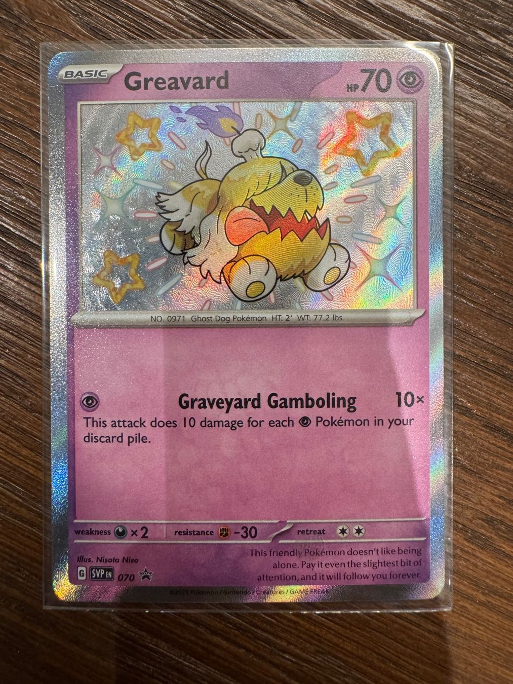 Pokémon Carte collezionabili: Greavard Pokemon Promo 070 – Nuovo (secondo la descrizione) da Winterthur venduto da hershanking