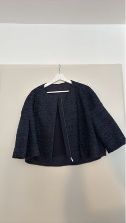 COS Jacke Glitzer Dunkelblau S