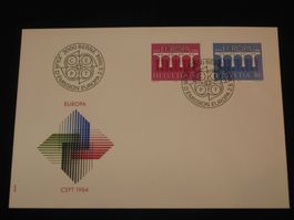 Werbemarken Europa FDC 1984 Nr. 708-709