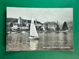 Spiez - Schloss, Schlosskirche und Hotel Spiezerhof