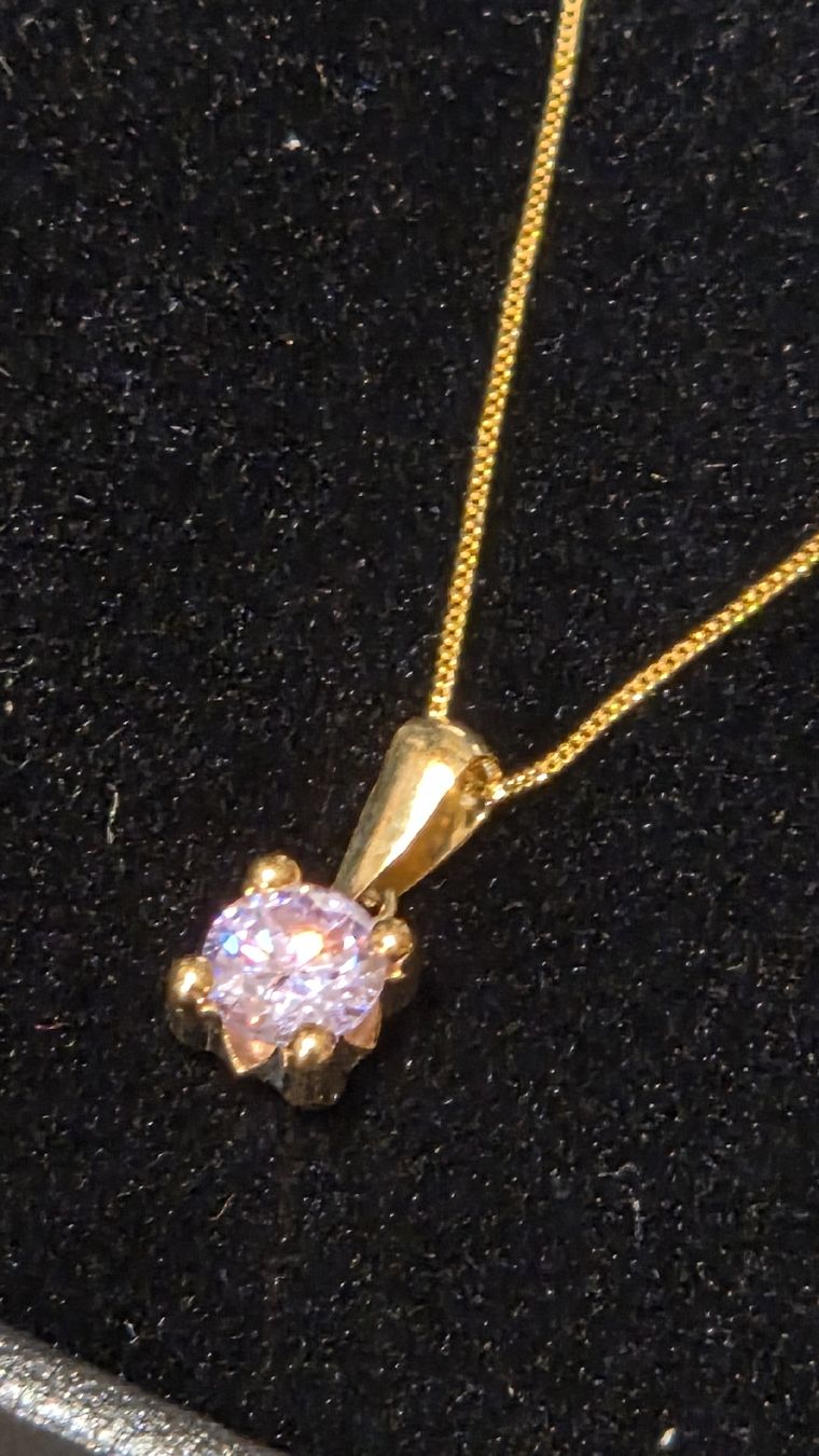 Catenine: Halskette aus Echtgold mit Geburtsstein gelb – Nuovo e nell'imballaggio originale da Hemmental venduto da GoldundGlanz 4