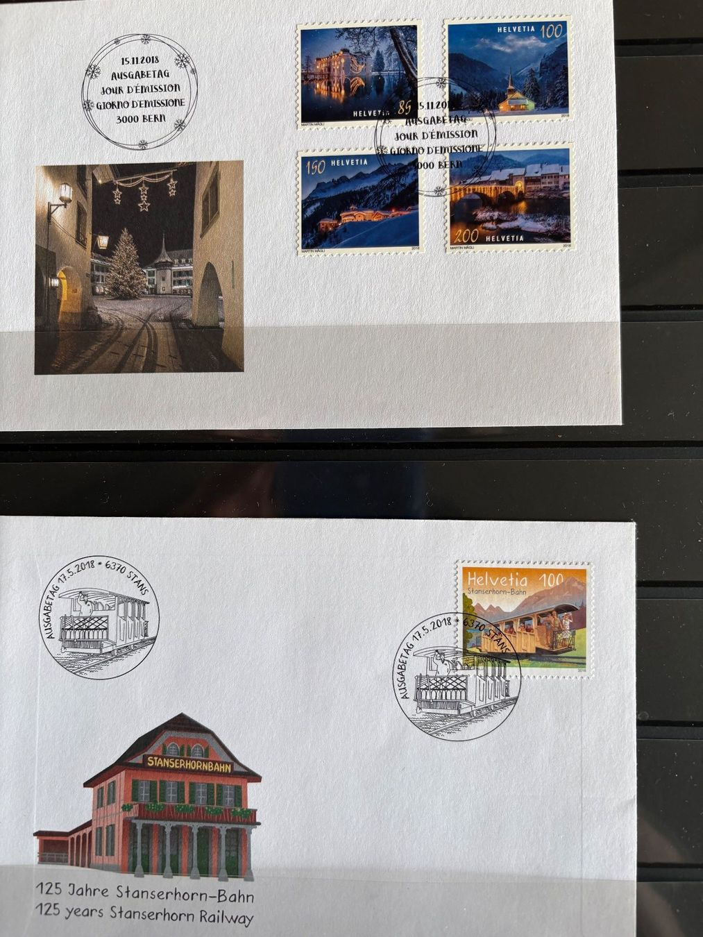 Tutti i francobolli: Ersttagsbriefe Schweiz – Nuovo e nell'imballaggio originale da Zürich venduto da Raubensutti 5