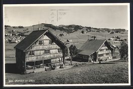 AK Gais, Ruhhüsli mit Gäbris, 1936