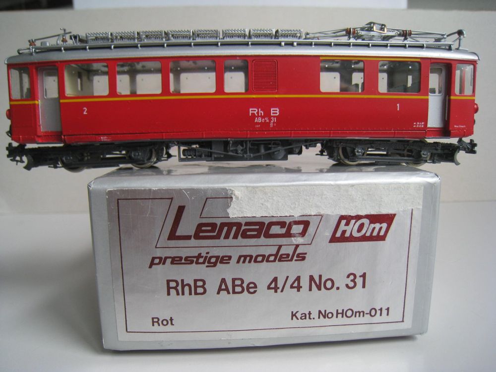 Lemaco ABe 4/4 31 Rhb ex Bernina, Hom 011 (Gebraucht) in Buchs ZH für ...