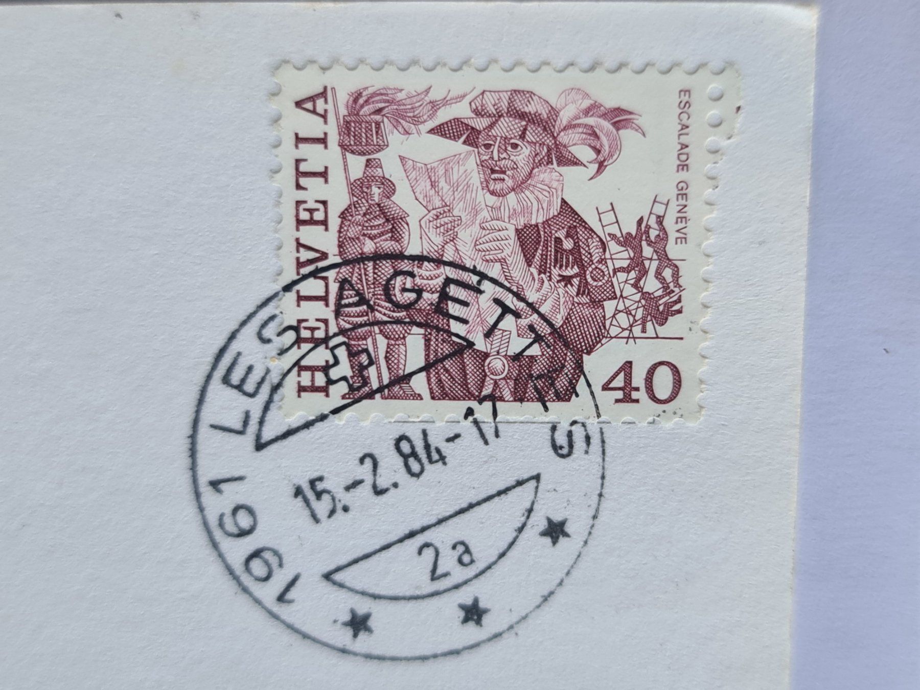 Cartoline postali: Thyon Les Collons - Vintage Ansichtskarte, Winter 1984! – Usato da Dintikon venduto da Vexi 1