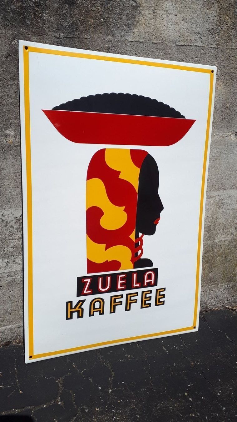 Ecriteaux: Emailschild Zuela Kaffee – D'occasion à Zürich par timbuktu03