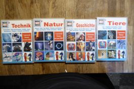 4x DVD Was ist was Dokumentationen für Kinder