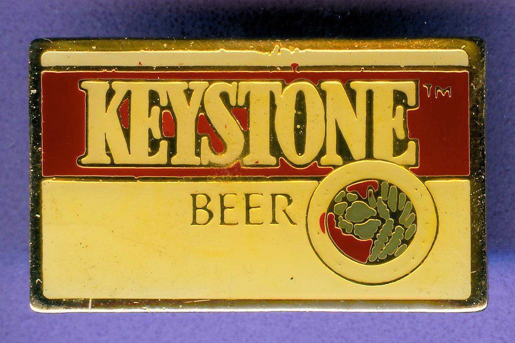 Plaketten & Abzeichen: KEYSTONE  BEER – Gebraucht aus Winterthur von Sammleroase