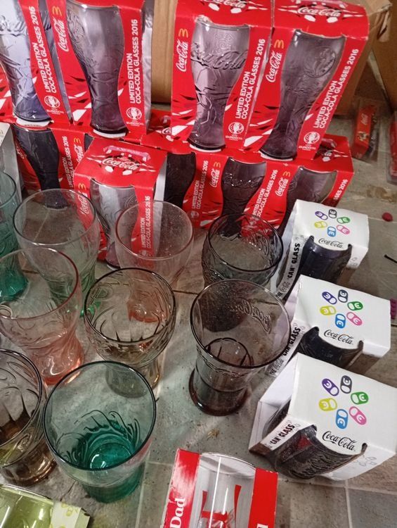 Coca-Cola Bicchieri: Lot 40X verres Coca Cola – Usato da Perrefitte venduto da 36B 1