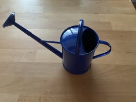 Kinder Metall Giesskanne   dunkelblau