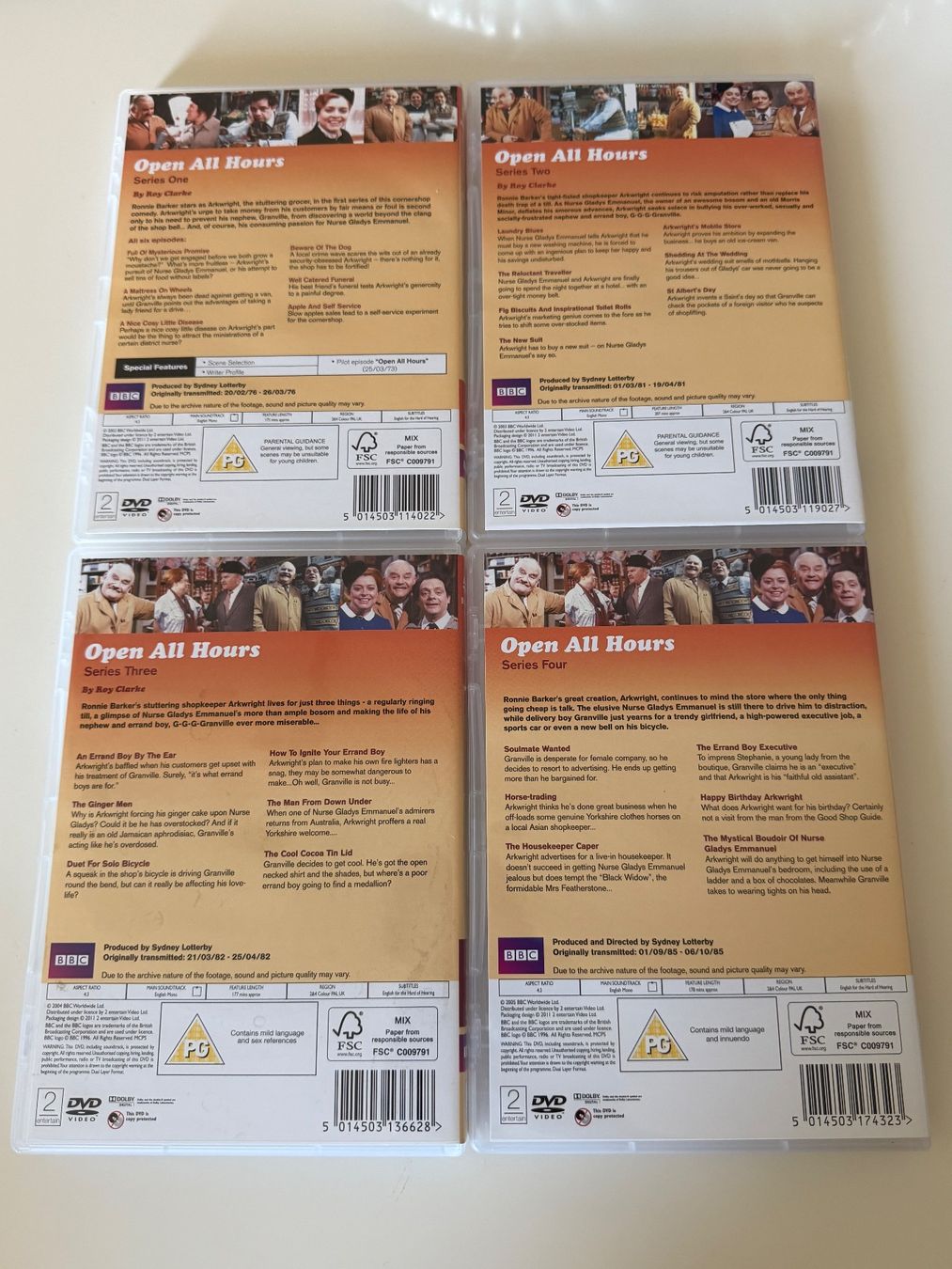 Tutti i DVDs: Open All Hours The Complete Series 1-4 DVD Box Set – Nuovo (secondo la descrizione) da Altstätten SG venduto da sheamus 4
