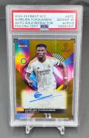 Aurélien Tchouaméni 23-24 Topps Gold Refractor /50 PSA 10