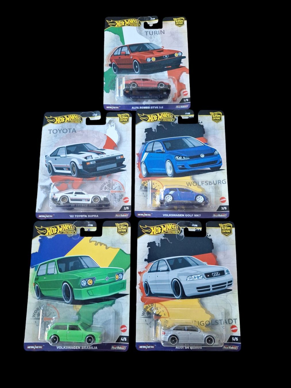Hot Wheels Modellini d'auto: Hot Wheels Premium Set World Tour 2024 – Nuovo e nell'imballaggio originale da Adlikon venduto da Mmartin0
