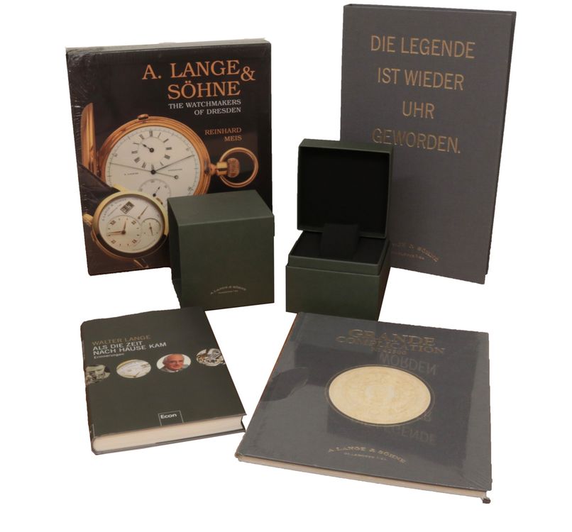 A. Lange & Söhne Sammler-Set BOX BÜCHER inkl. UNTERSCHRIFT