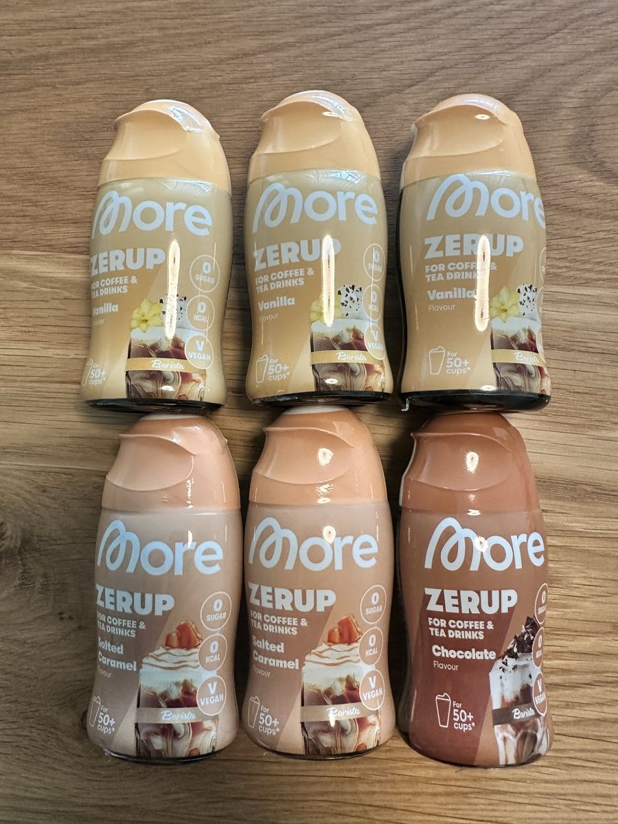 More Nutrition Cibi & Specialità: More Zerup Barista Sirup 6er Pack Neu – Nuovo e nell'imballaggio originale da Unterengstringen venduto da Gargamela7