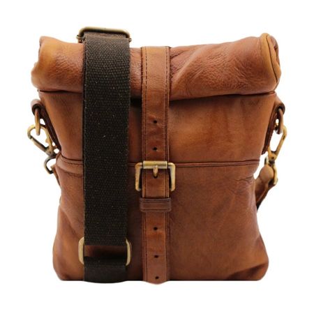 Schultertasche Herren Leder Ferrara