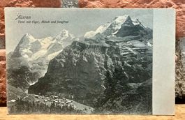 1906 - MÜRREN - Total mit Eiger, Mönch & Jungfrau