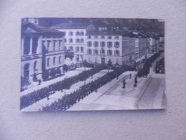 Echtphoto Karte Glarus Mobilisation 1914
