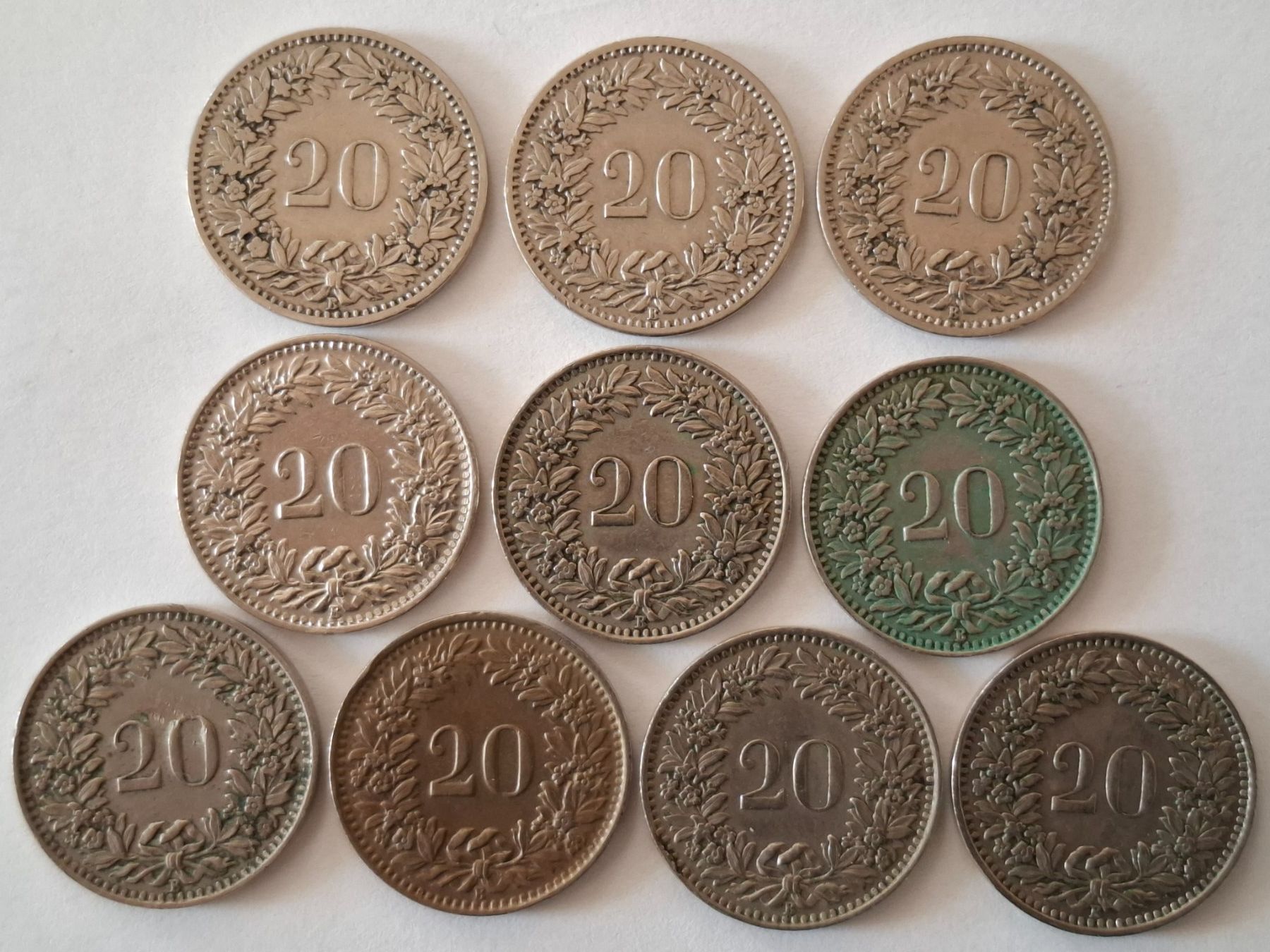 Toutes les monnaies: 20 Rappen (1893 - 1944) – D'occasion à Neuchâtel par Grandloupblanc 1