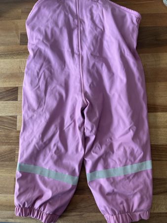Regenhose Kids gefüttert rosa Gr 92